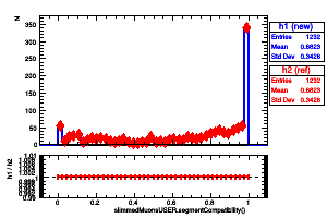 slimmedMuonsUSER.segmentCompatibility()